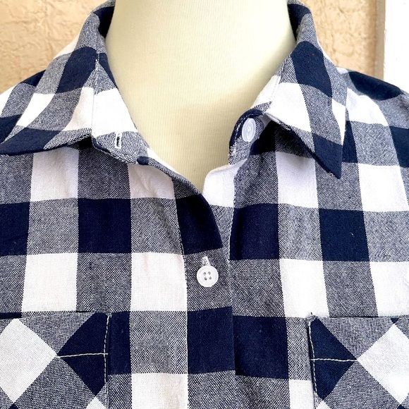 Navy Check Shirt - Picture 2 of 4